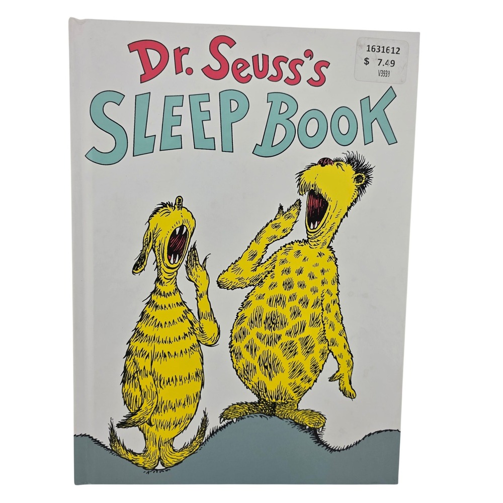 Dr. Seuss Sleep Book Hardcover Childrens Bedtime Story Excellent Nursery Rhyming